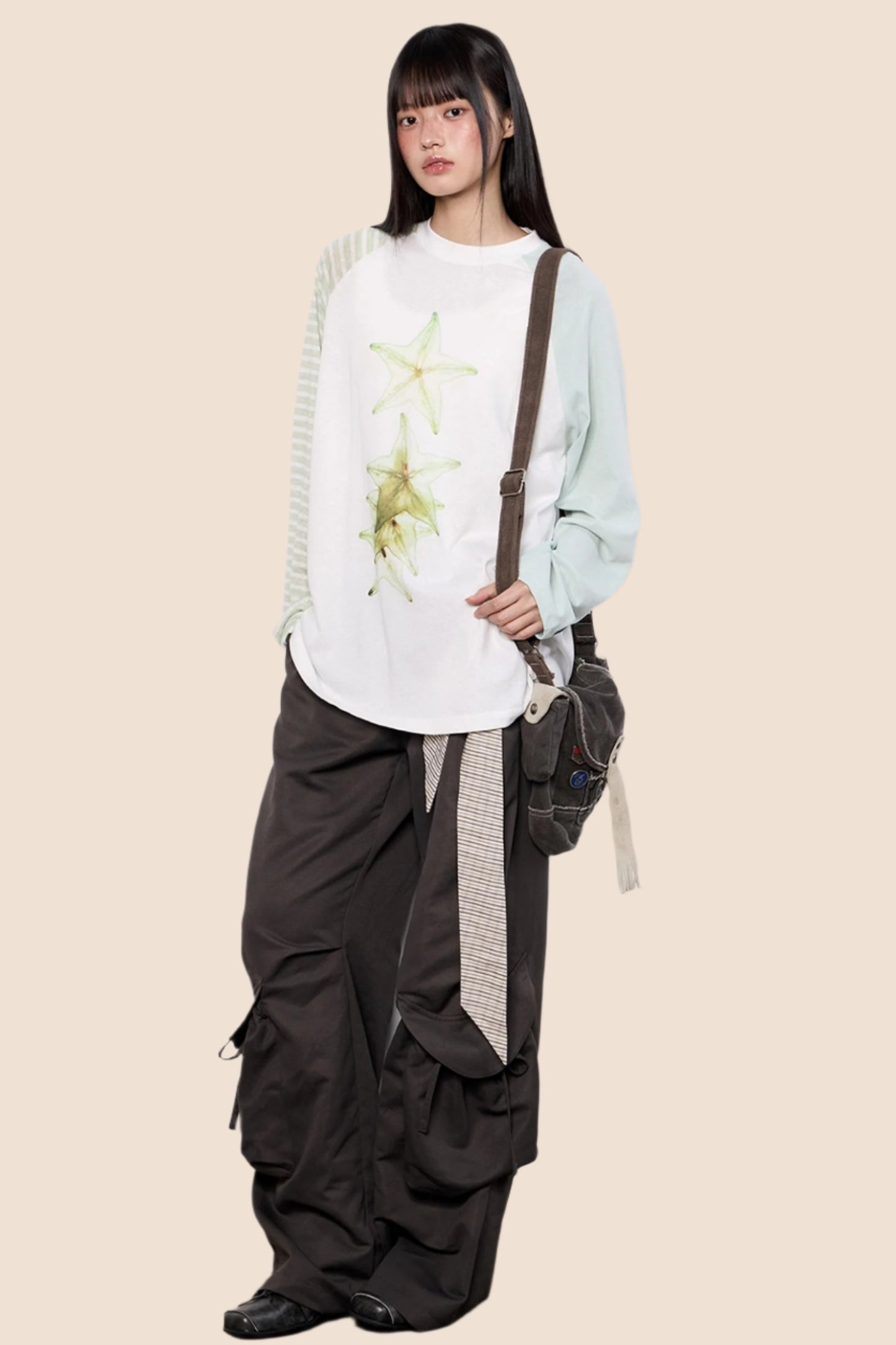 Summer Stripe Long Sleeve T-Shirt Top