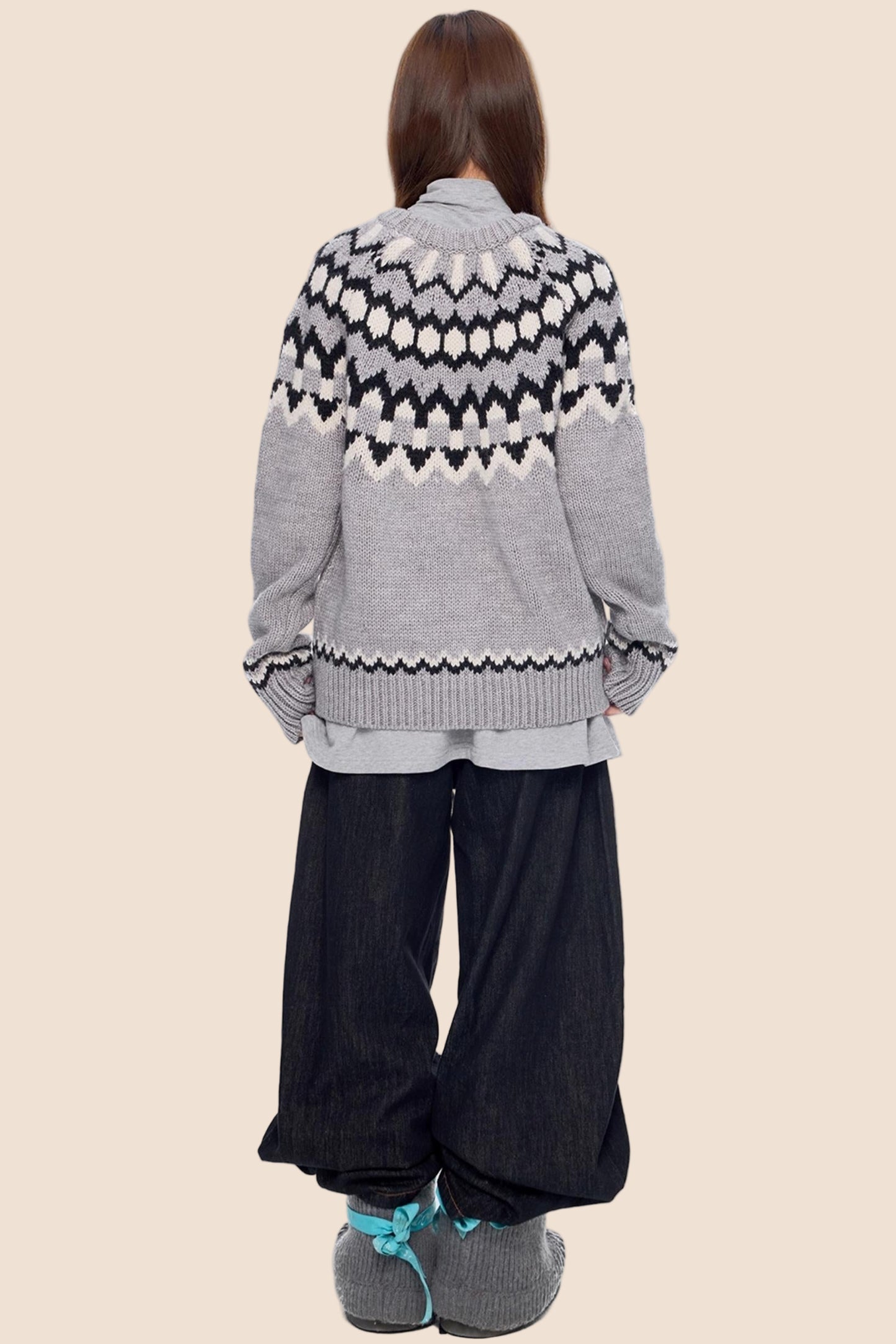 Fair Isle Knit Sweater