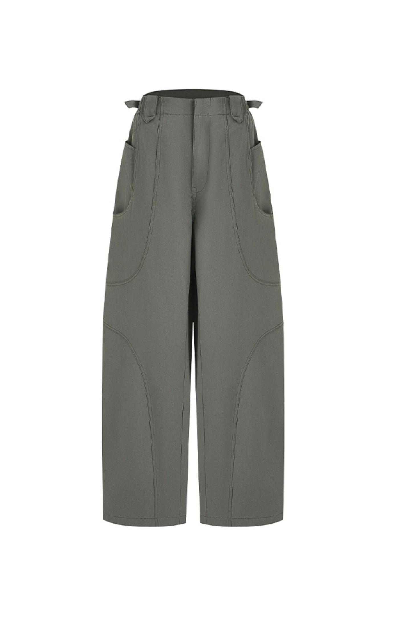 Adjustable Retro Work Pants