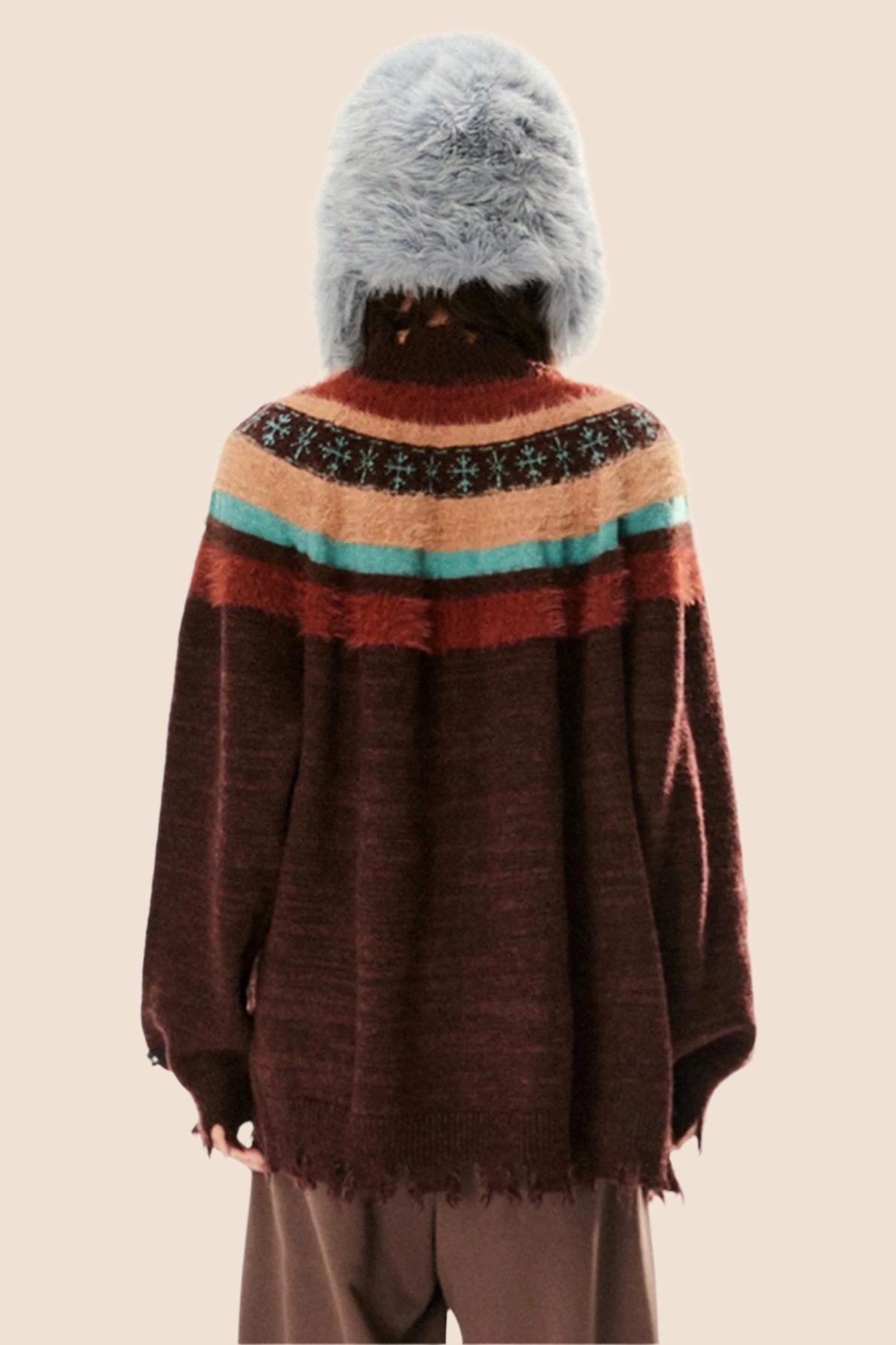 Retro Lazy Style Knit Cardigan