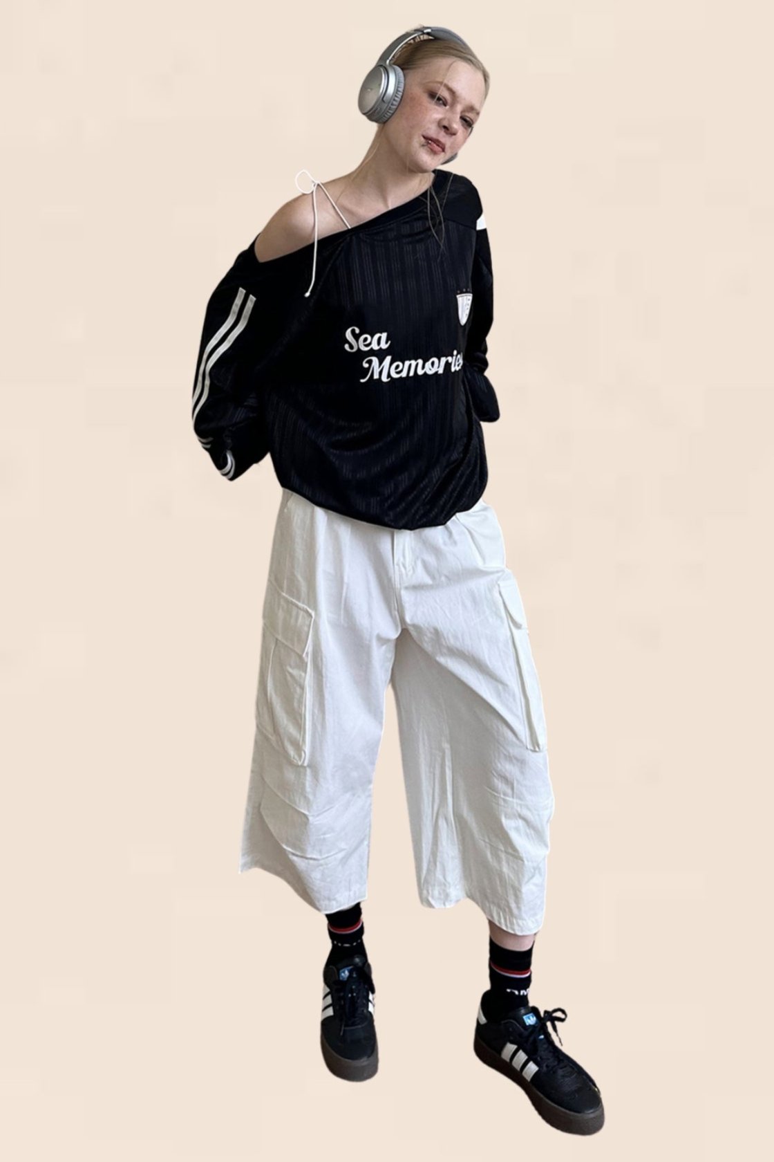 Haut à épaules lâches, fines et fuyantes pour bébés