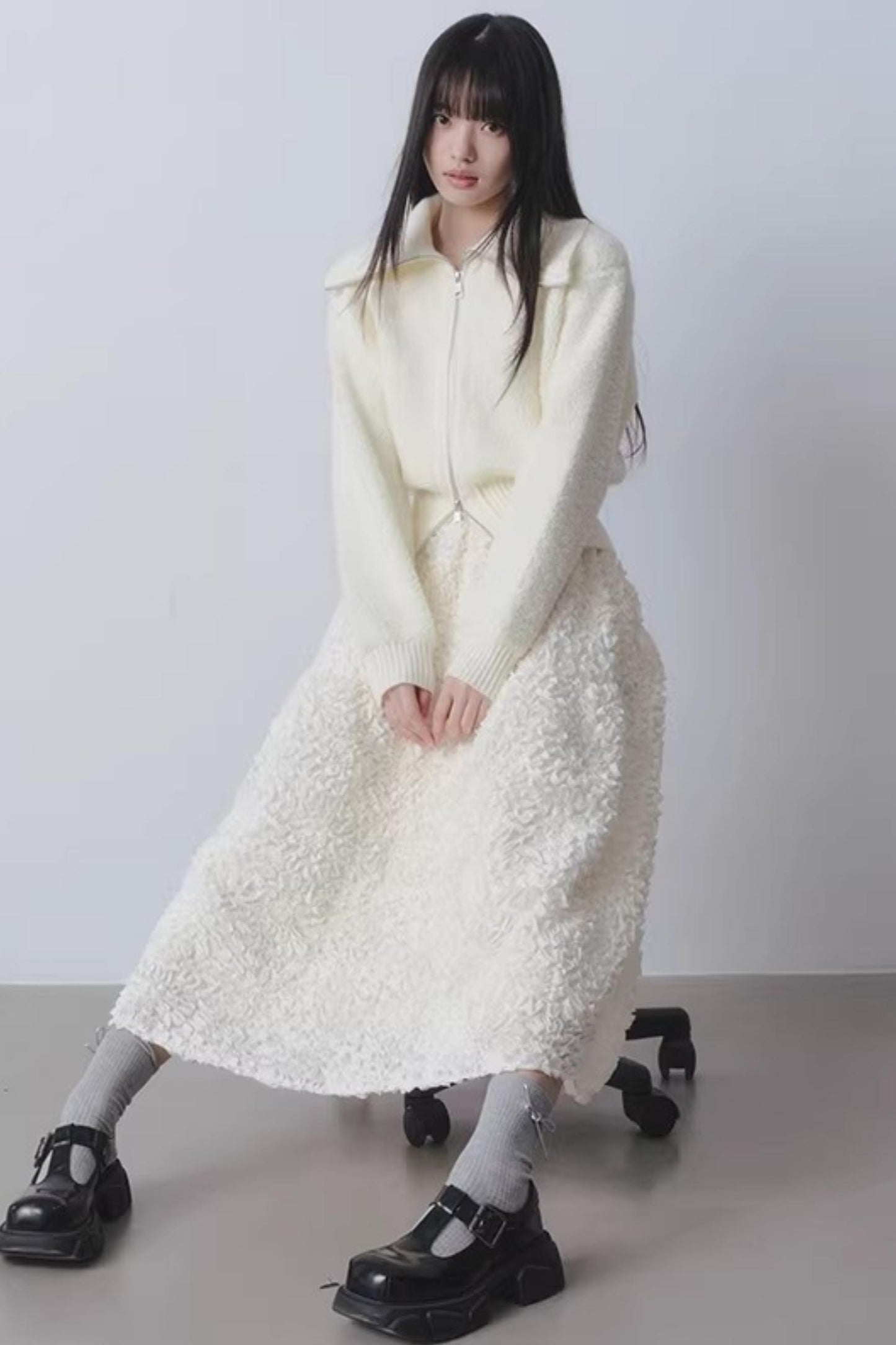 Mist Memo A-Line Skirt