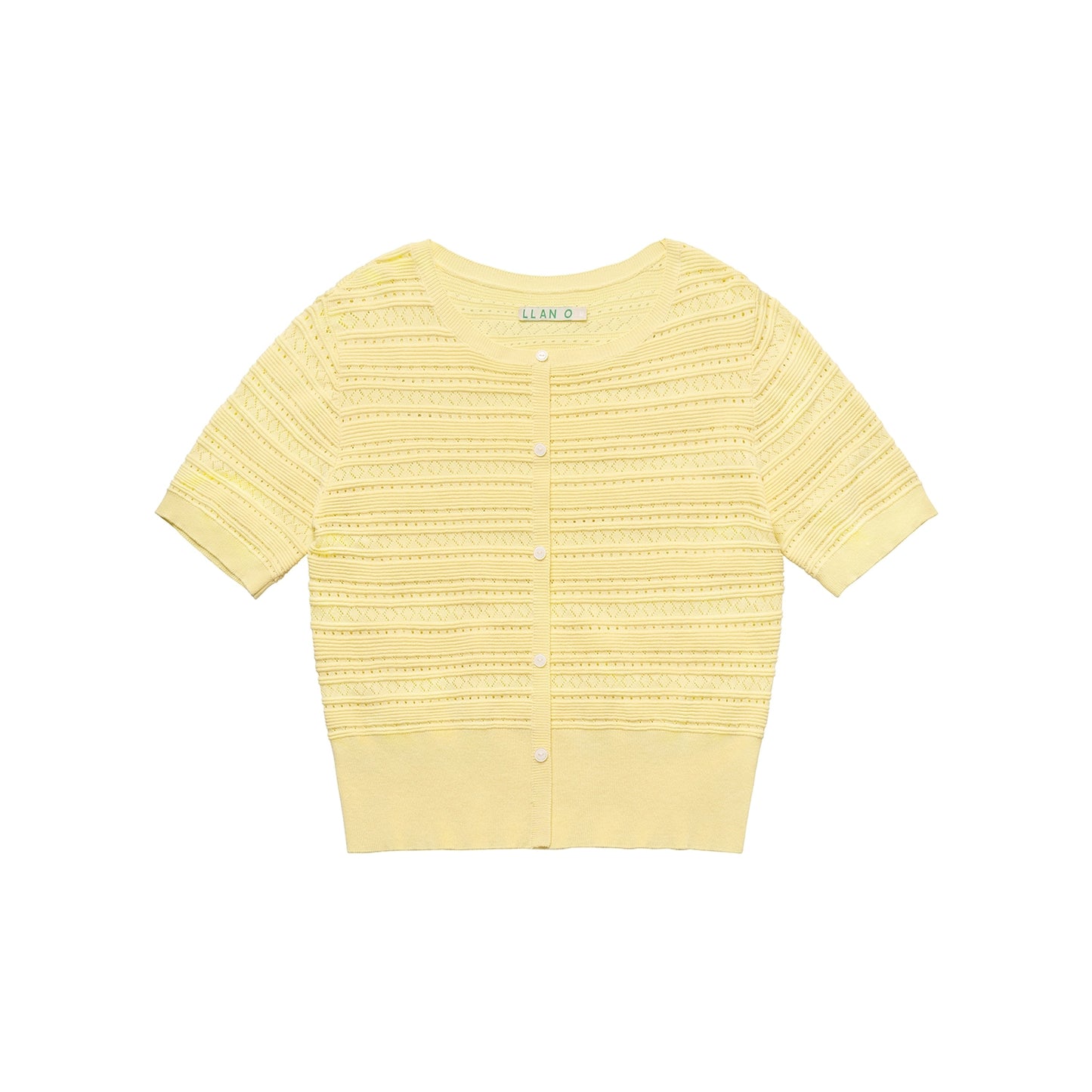 레트로 반팔 니트 탑