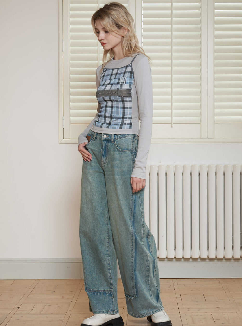 외부 캐주얼 바닥 셔츠