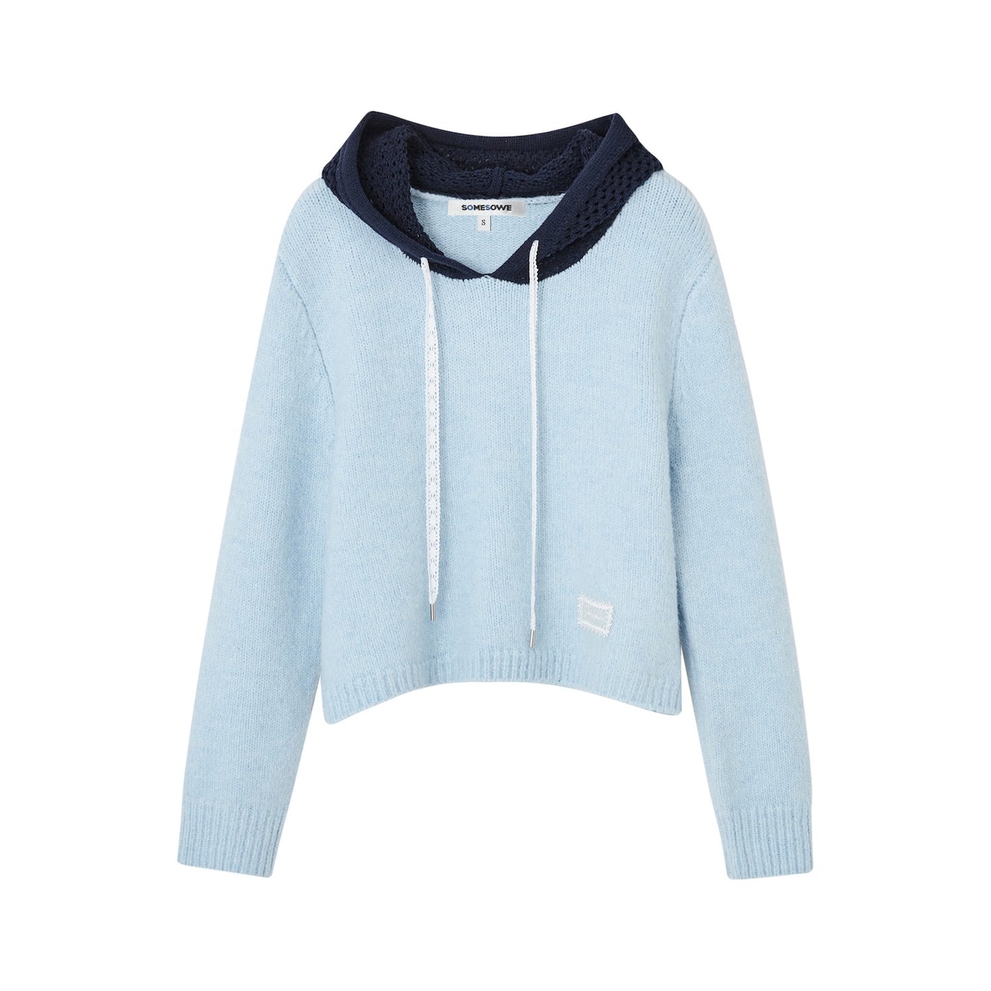 Hooded Cut-Out Sweater Top