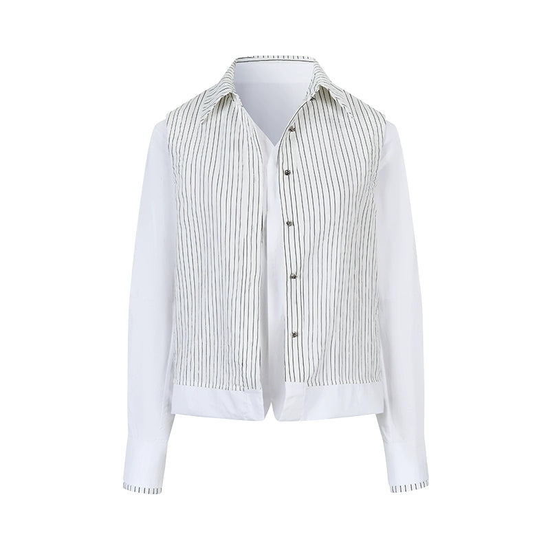 Deconstruct Striped Shirt