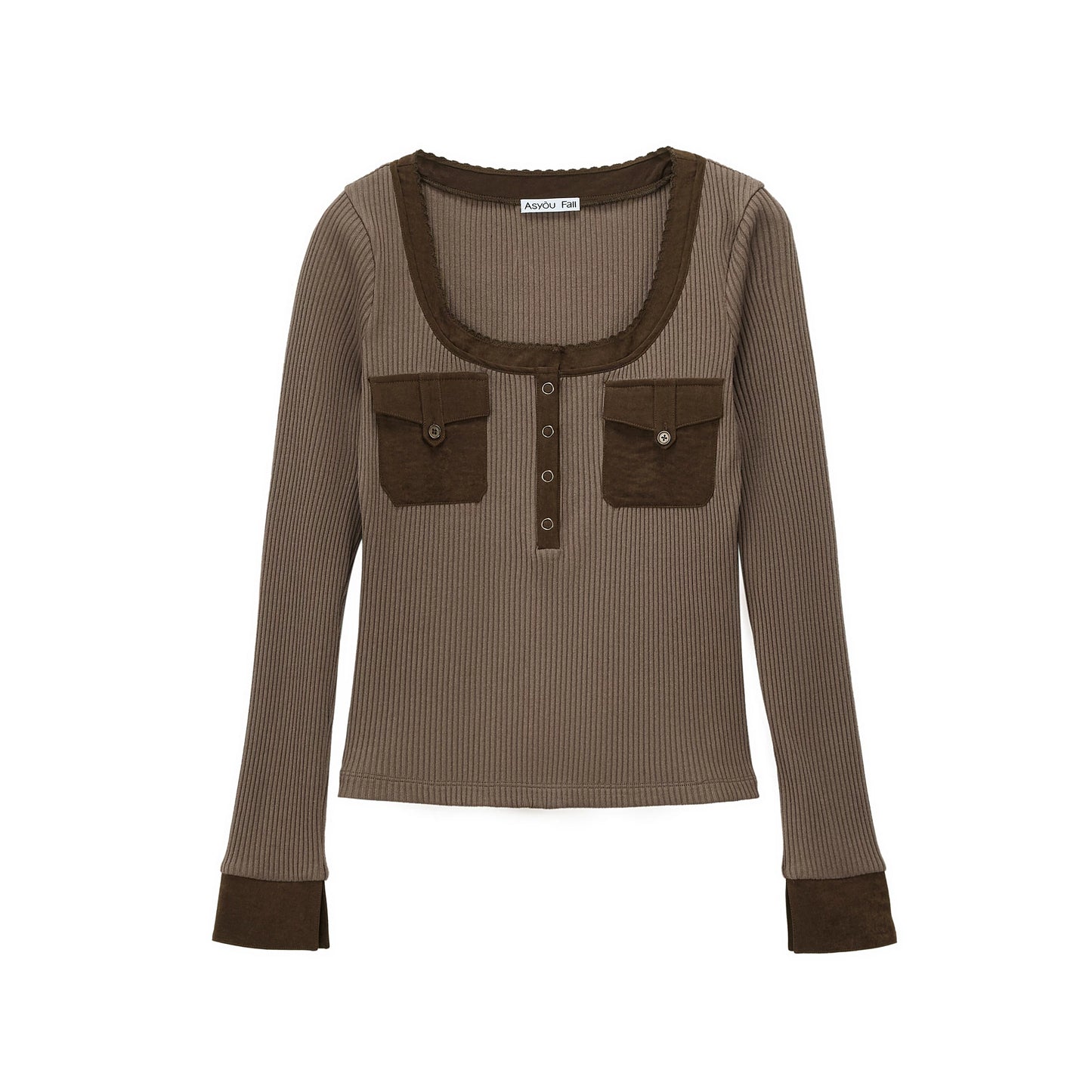 Henry Collar Knit Top