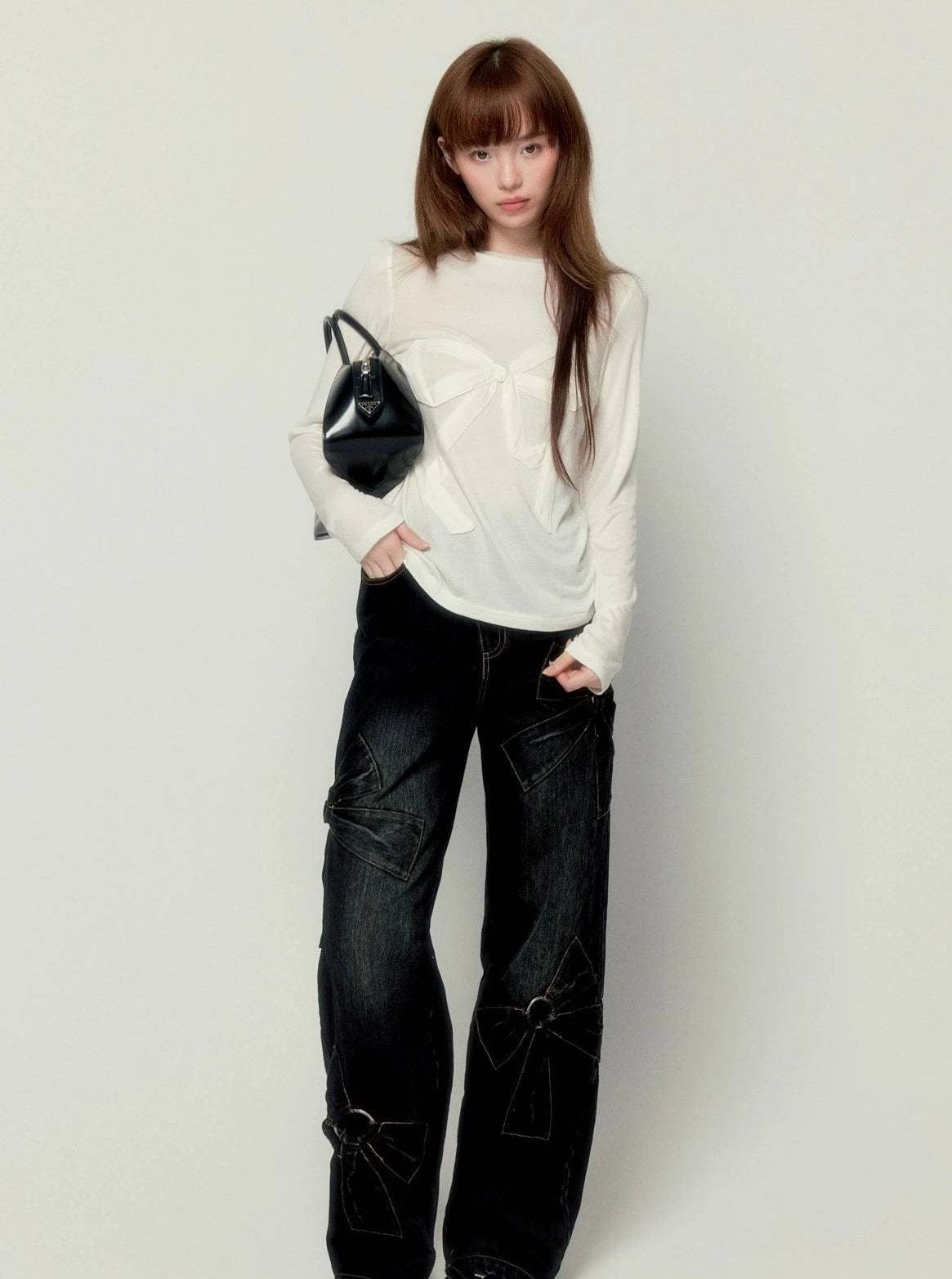 T-shirt en Tencel Amber Bow