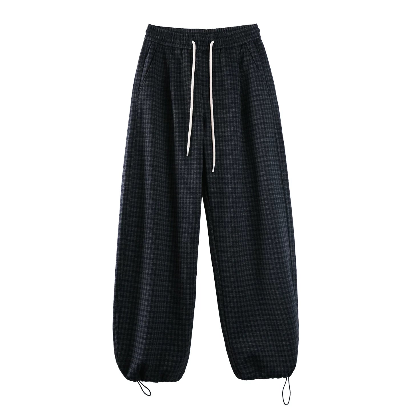 Retro Yarn-Dyed Plaid Pants