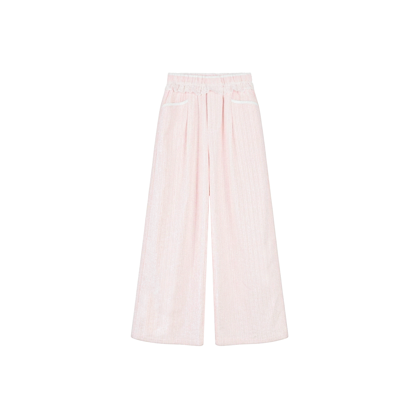 Ribbed Knit Cardigan Pants Set-Up