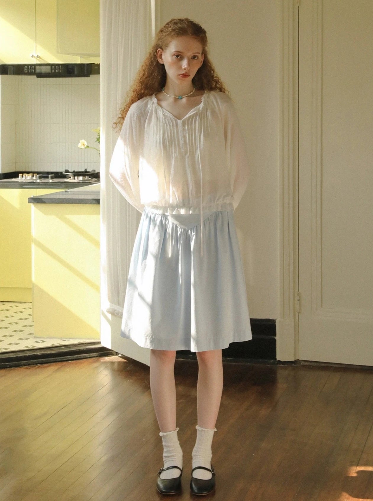 French Lace Sunscreen Shirt