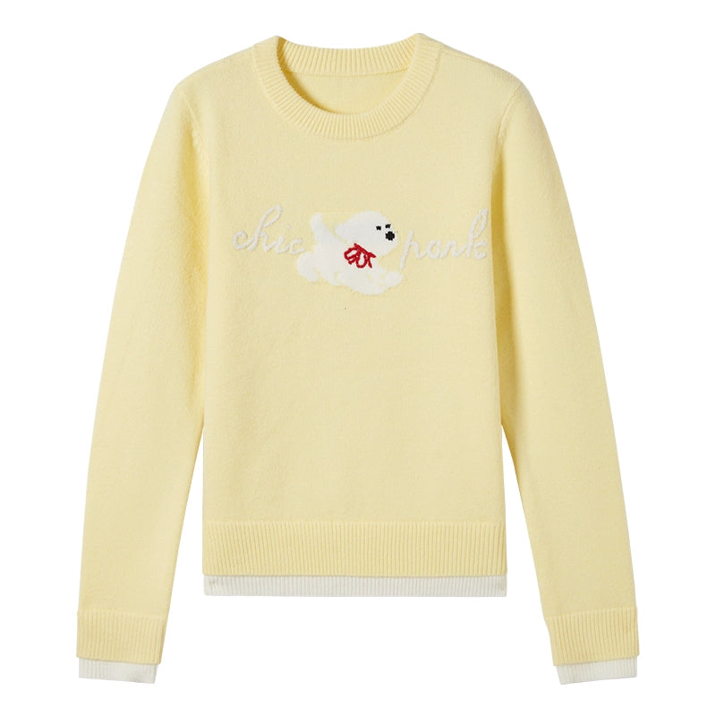 Winter Sweet Knit Sweater Girl