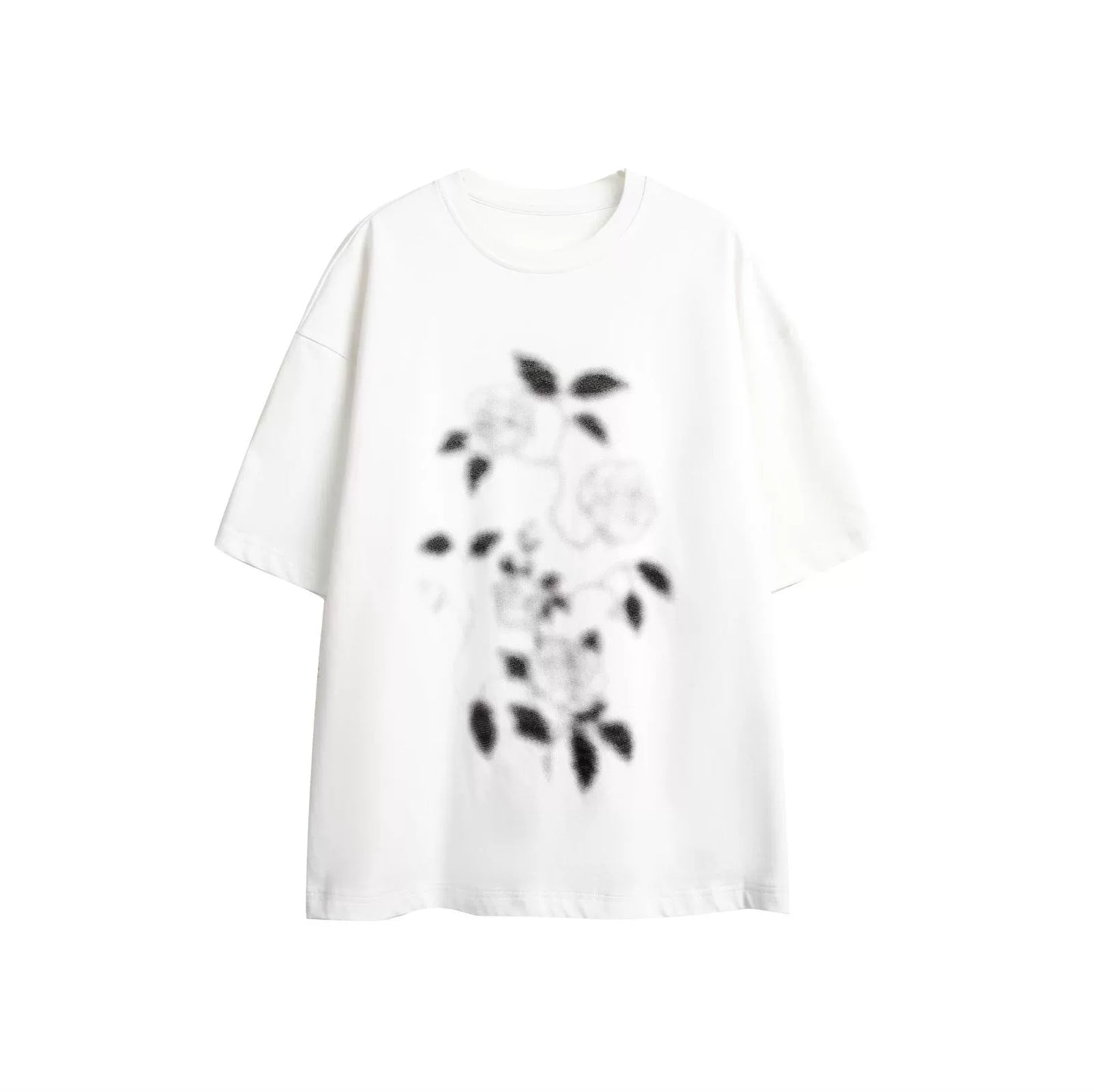 Mist Hazy Rose Print Short Sleeve T-Shirt