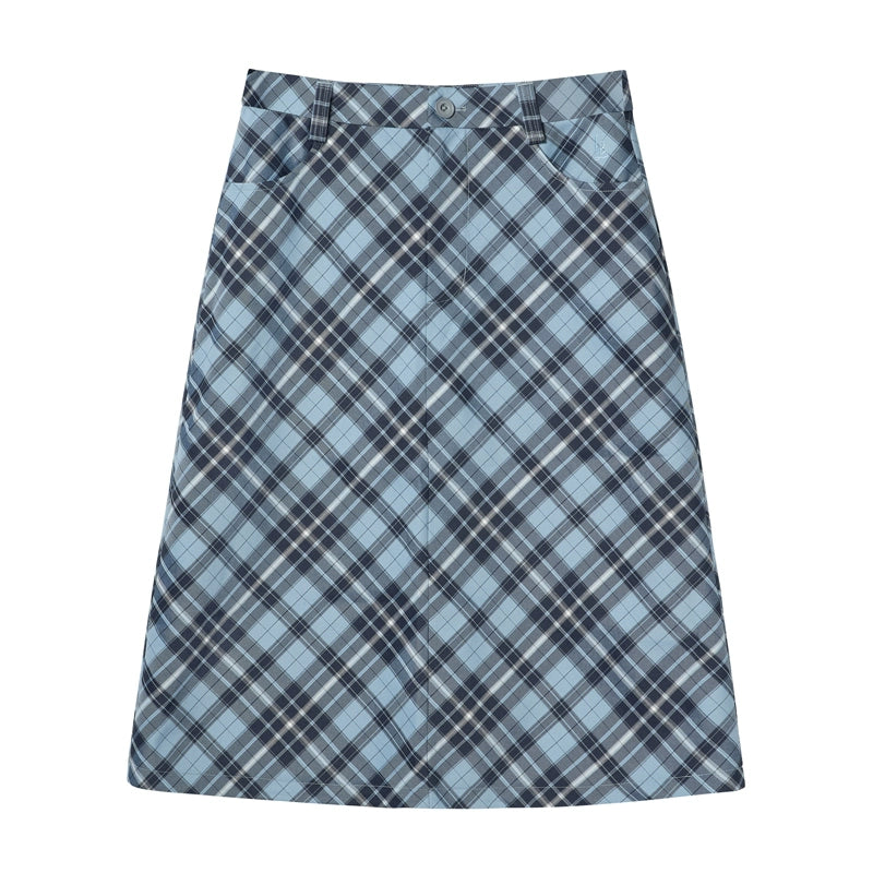 Britisch glasierter blauer Plaidrock