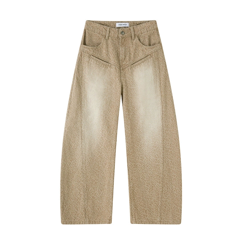 Fall Leopard Split Pants