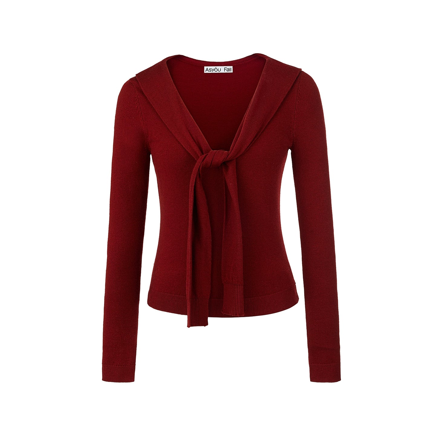 Casual Navy Collar Pullover Sweater