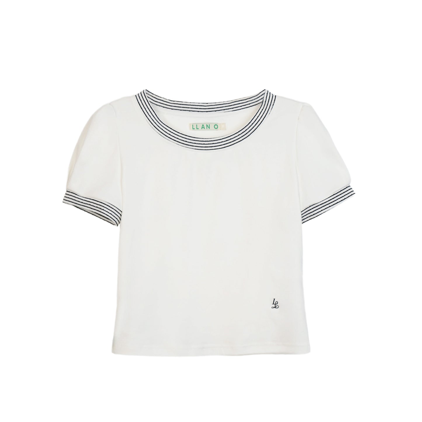 Crew Neck Balloon Sleeves Top