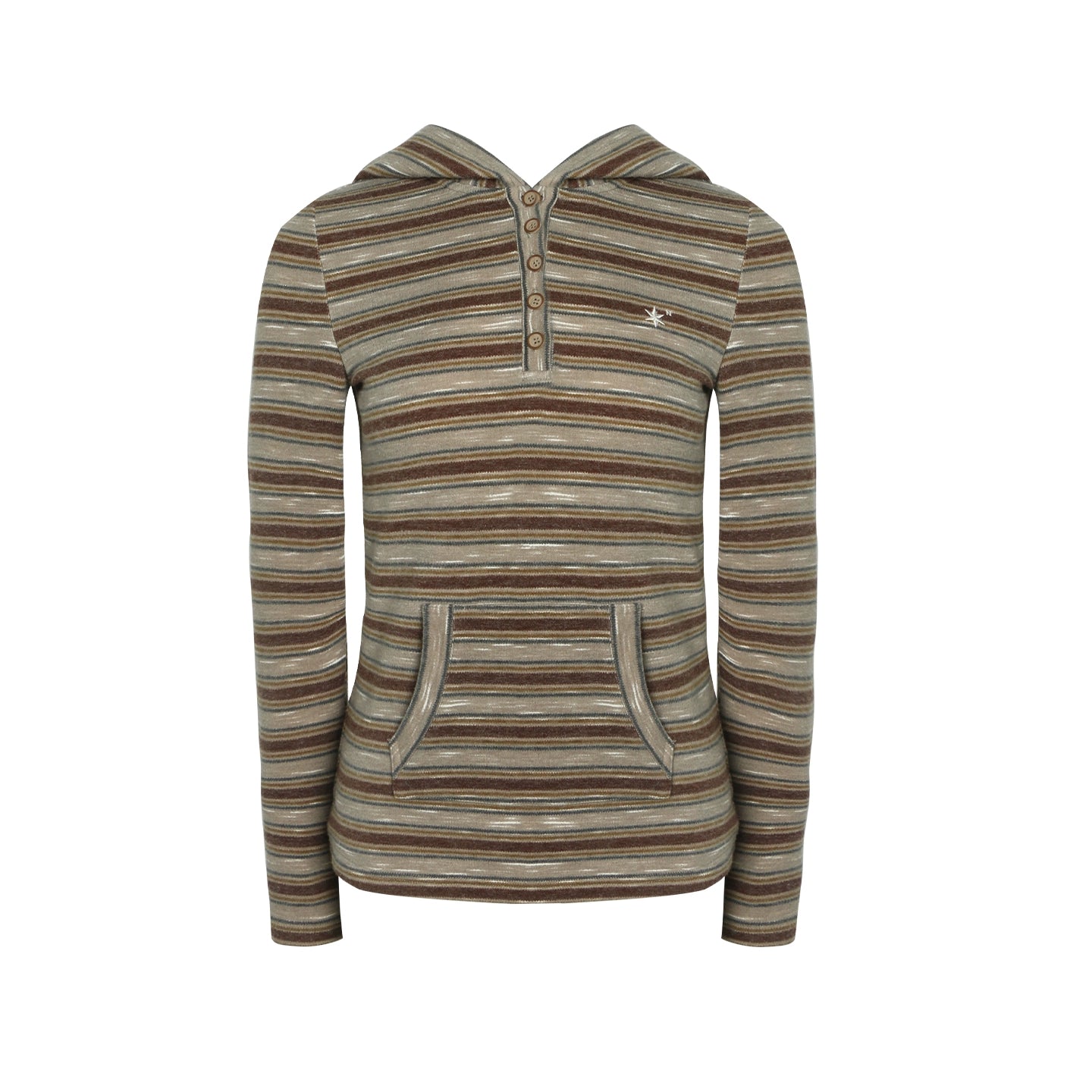 Striped Slimming Stretch Hoodie