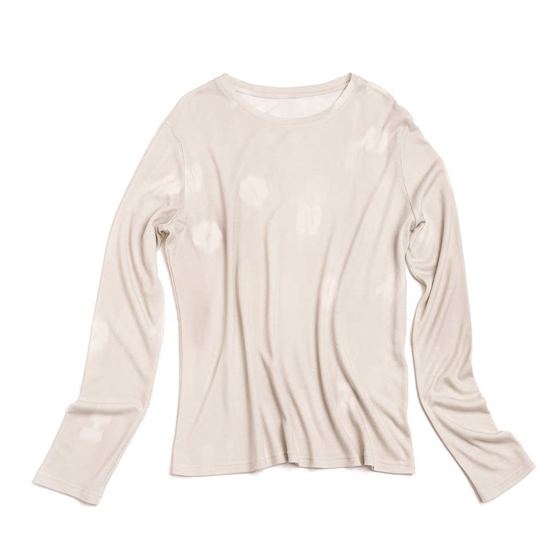 Pull romantique en lyocell et laine