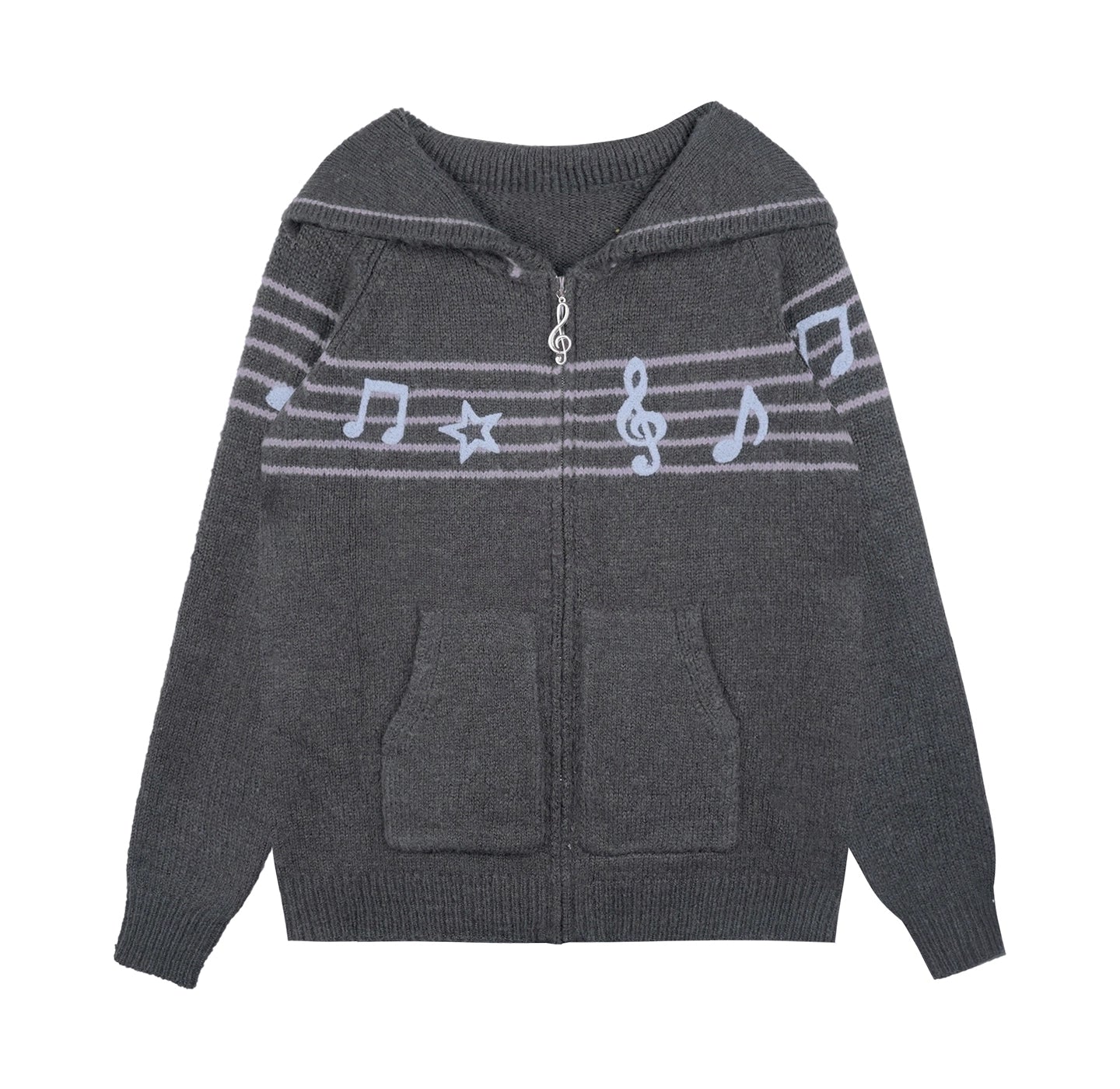 Sweet Cool Lapel Knit Sweater