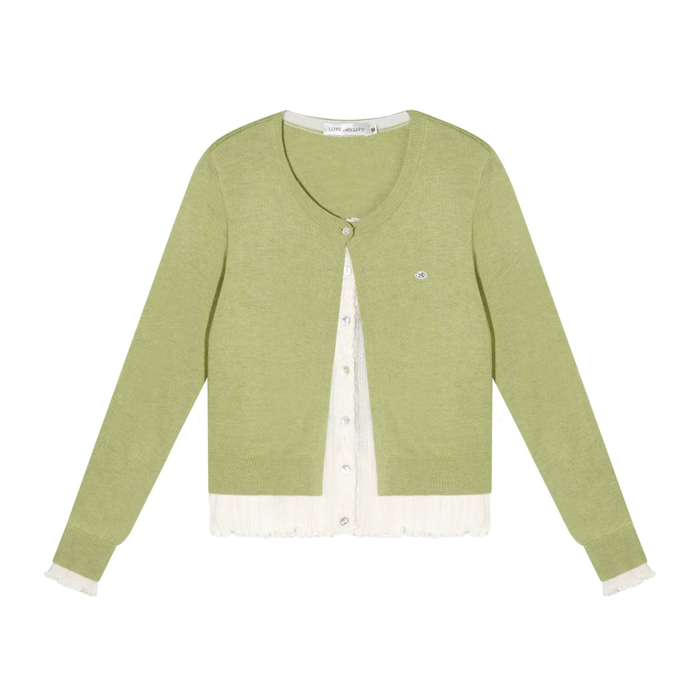 Color-Blocking Knit Cardigan