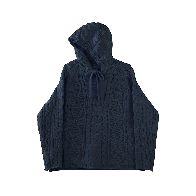 Dicker Frühlingsstrick-Sweatshirt