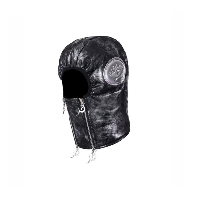 Space Black Electric Moon Hooded Hat