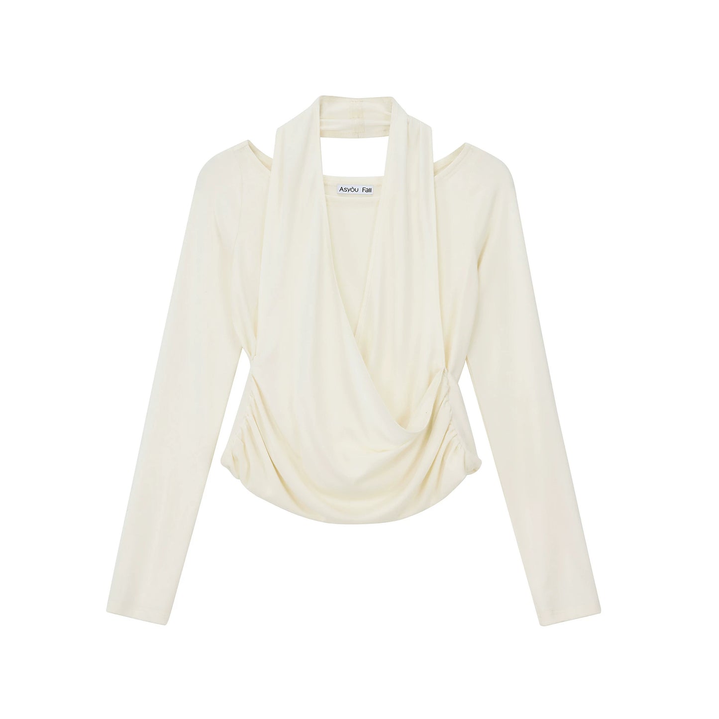 Off-Shoulder Versatile Halter Top