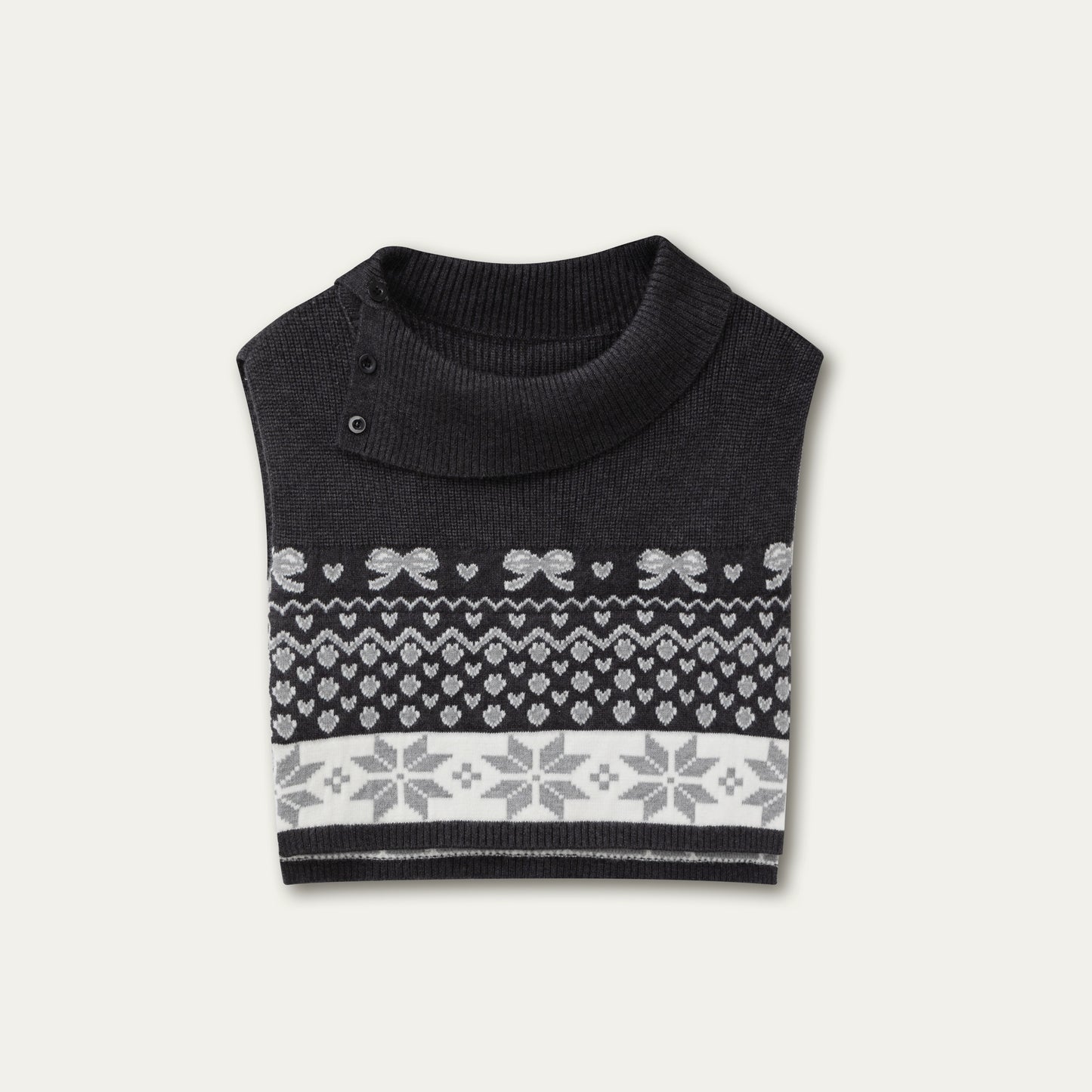 Double-Breasted Fur Collar Coat Set-Up