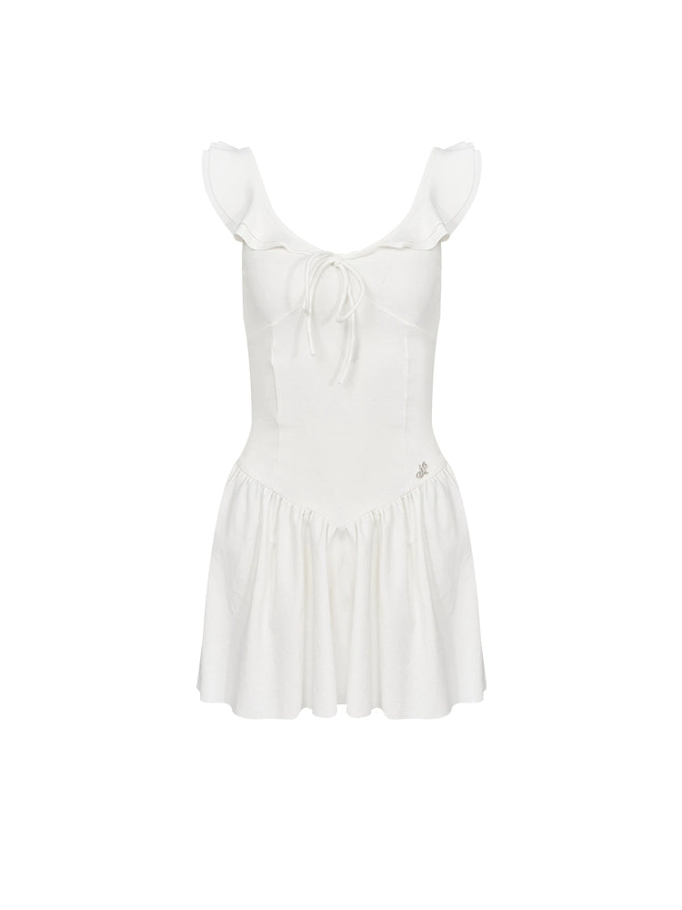 Romantic Knit Lace Waist Dress