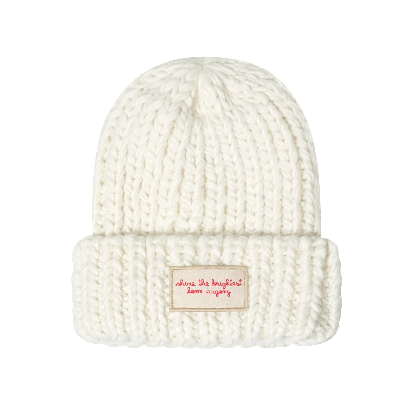 Asgony Versatile Chunky Knit Wool Hat