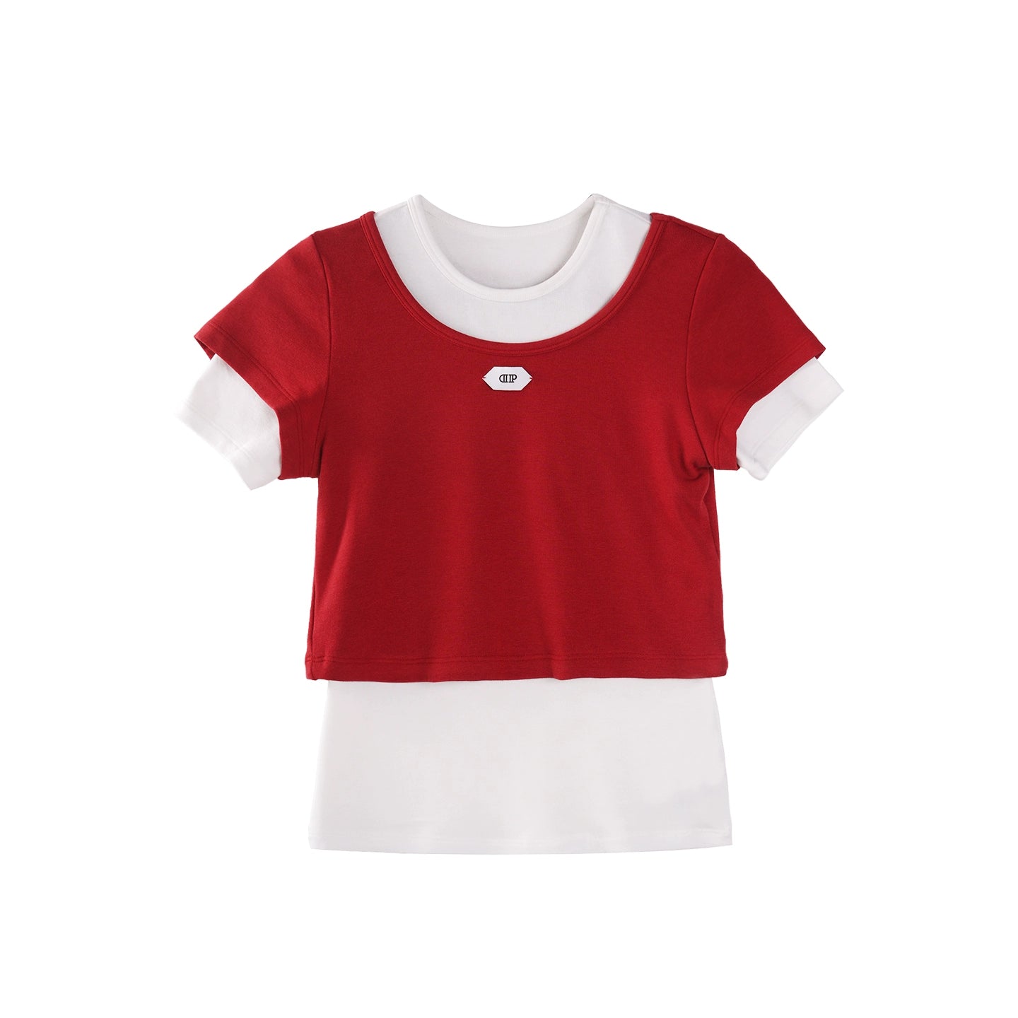 Colorblock Tencel Wool Tee