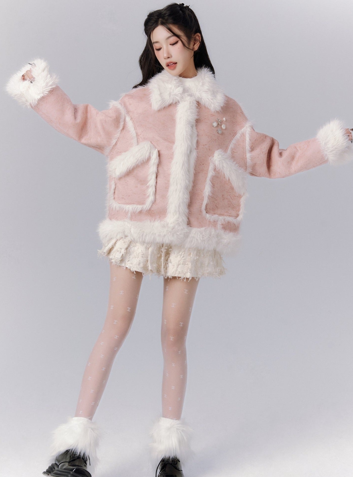 달콤하고 매운 A- 라인 치마