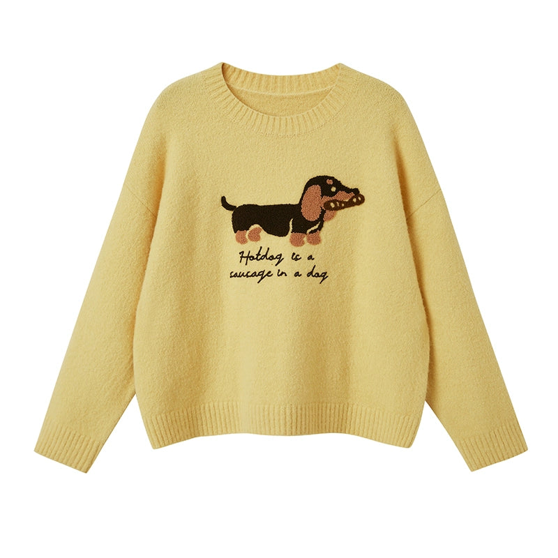 Dachshund Soft Knit Sweater