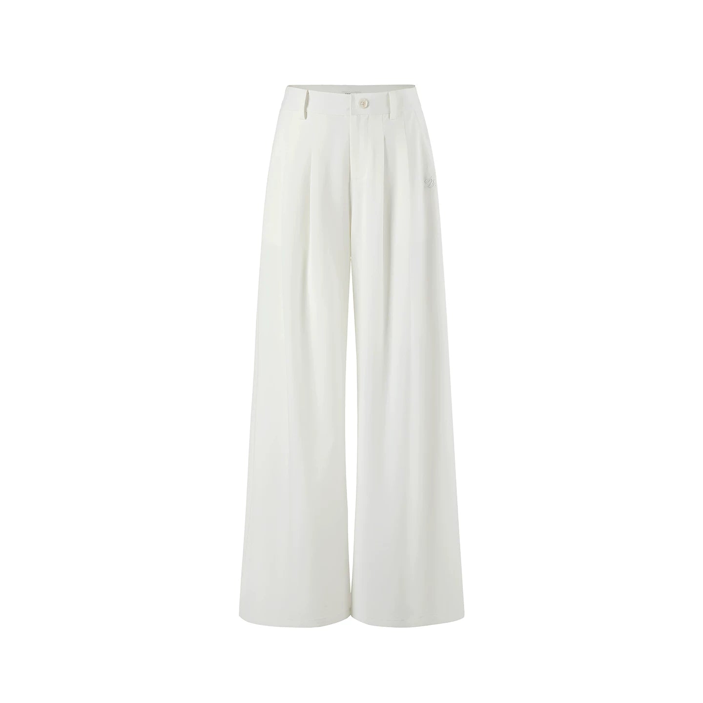 Bamboo Texture Suspender Pants Set-Up