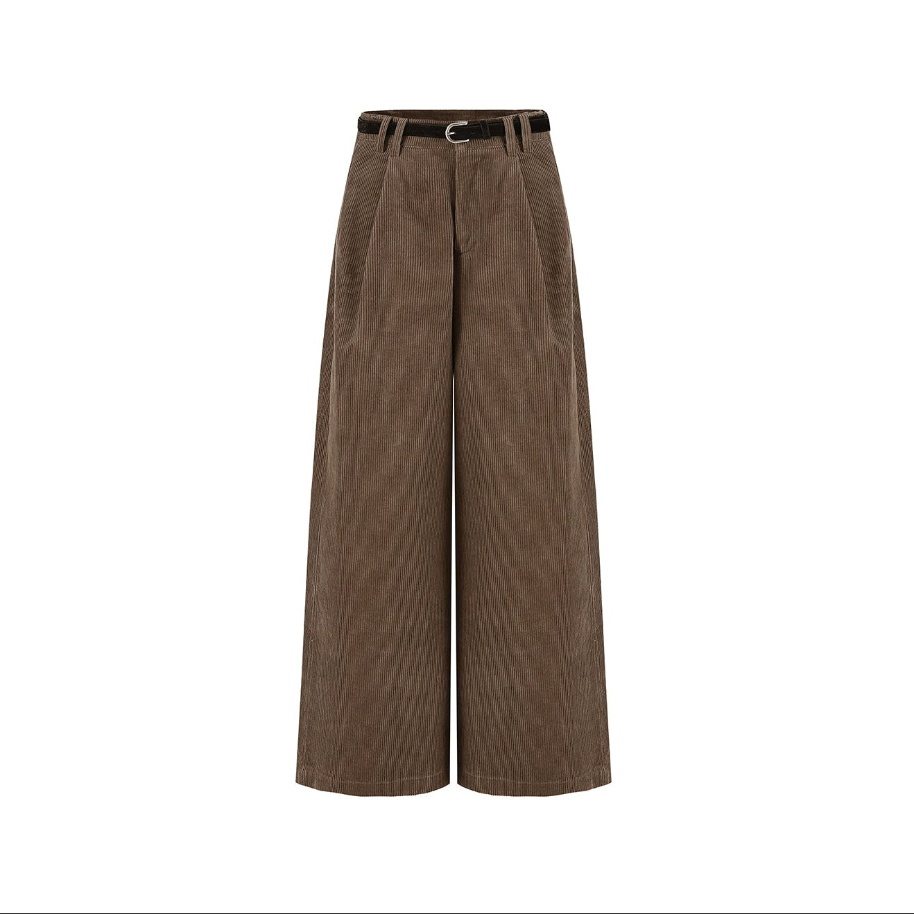 Retro Corduroy Pleated Pants