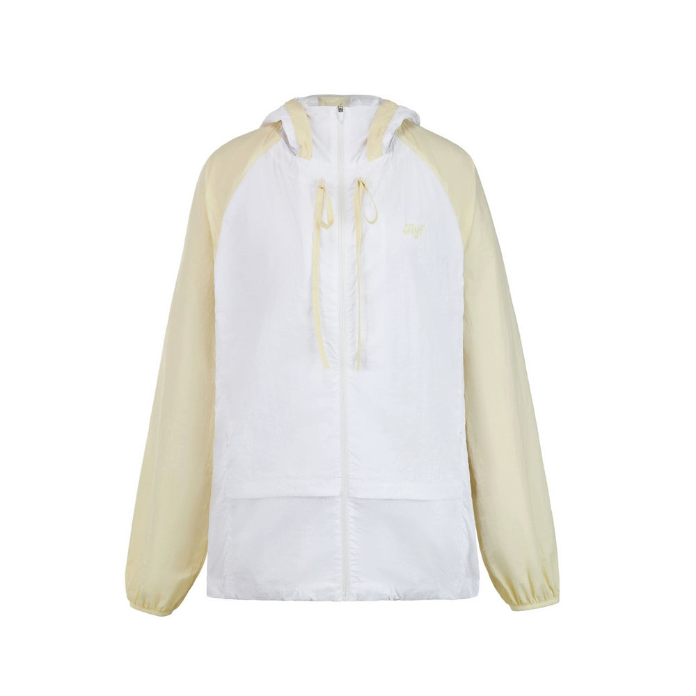 컬러 블록 선크림 재킷