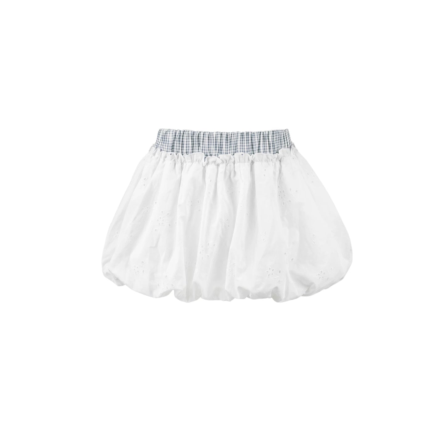 Water Drop Collar Embroidered Top Set-Up