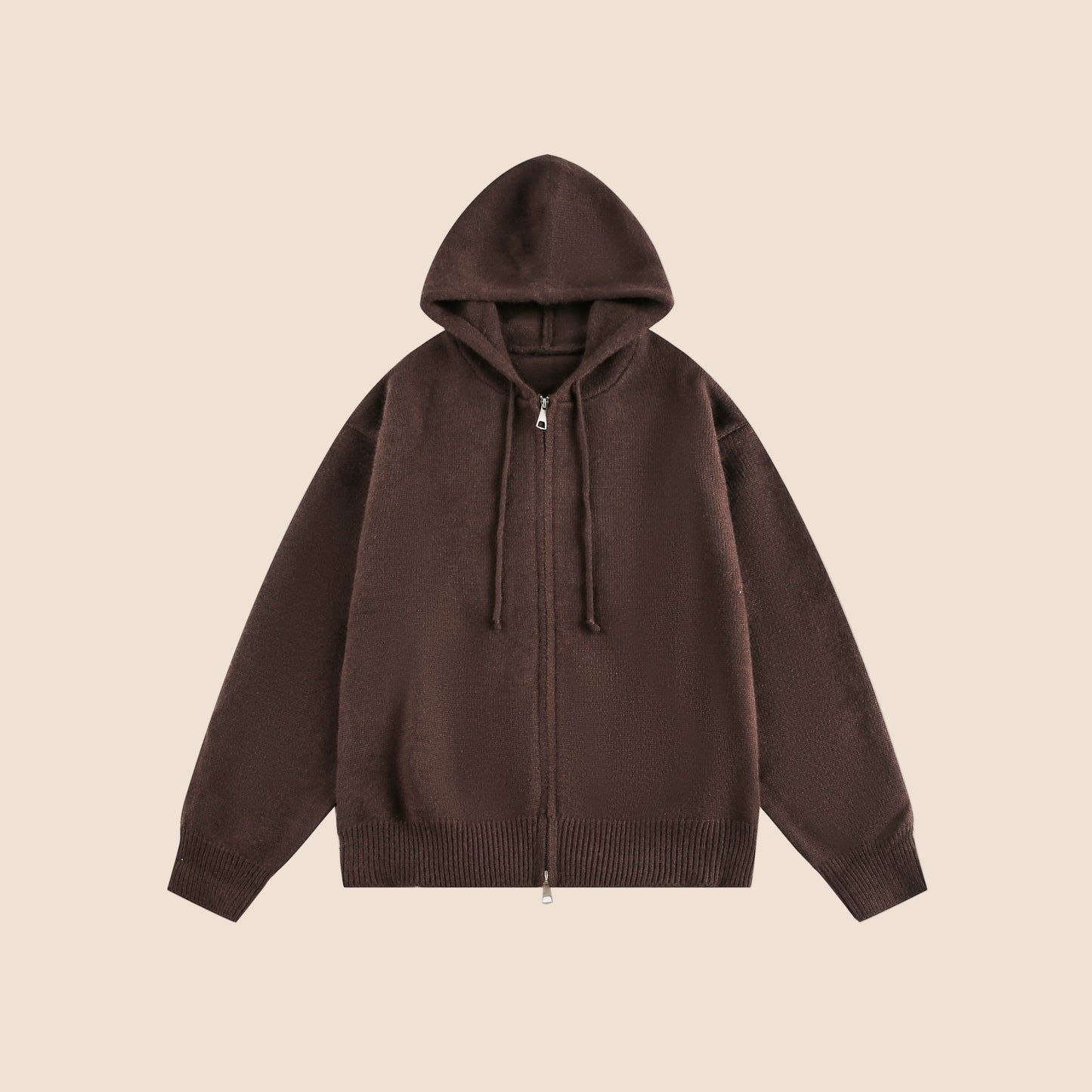 Fall Knit Hooded Cardigan