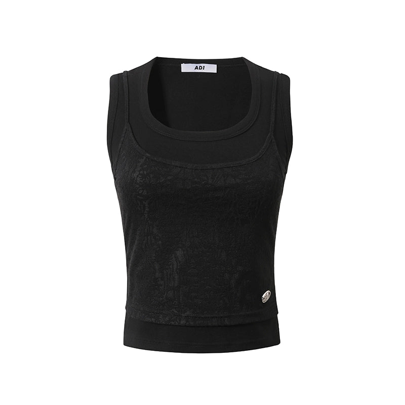 Contrasting Vest T-Shirt