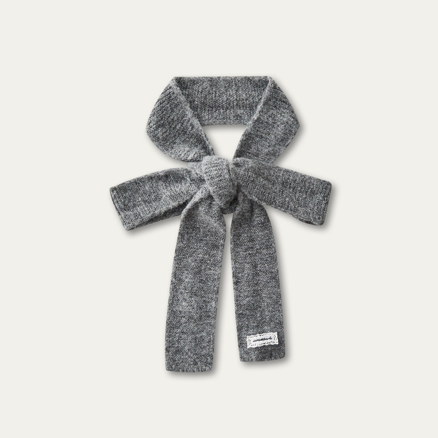 Retro Knitted Long Strip Scarf