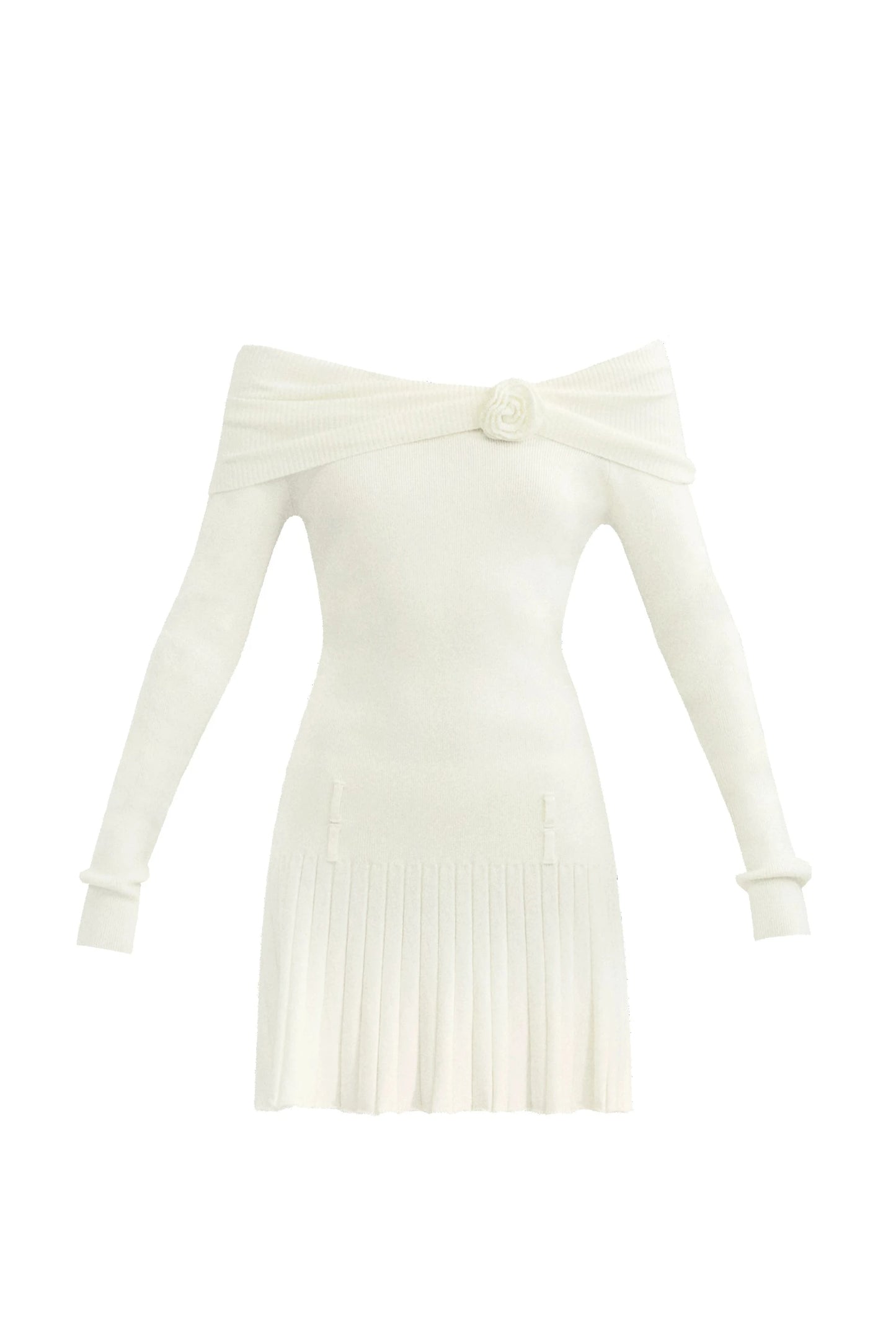 Zartes französisches Slim Fit Sharon Rose Kleid