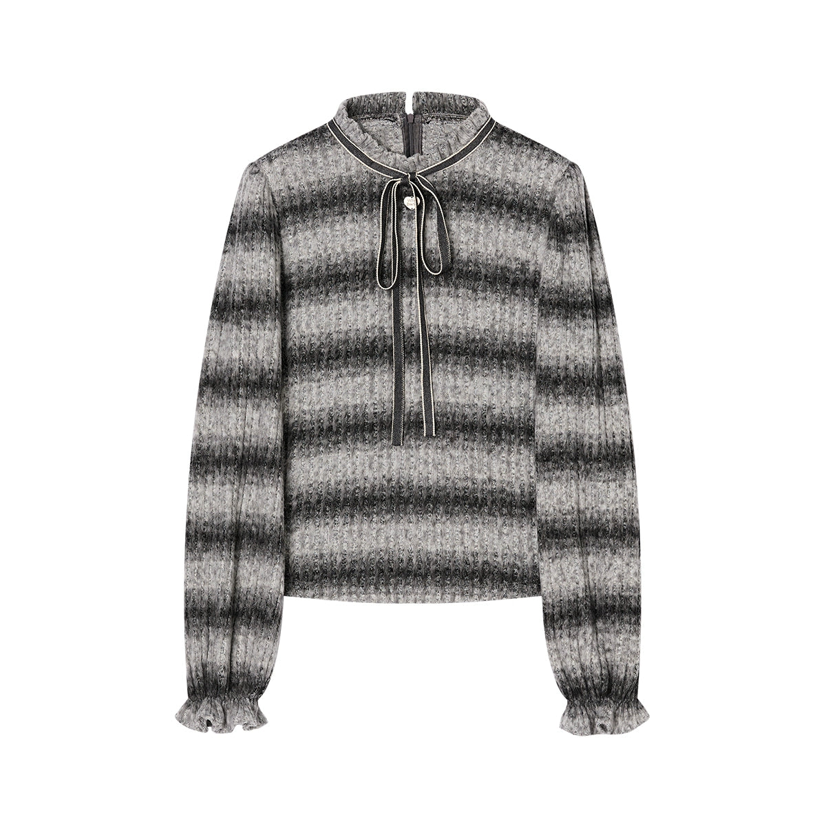 Chemise de base à manches bouffantes girly