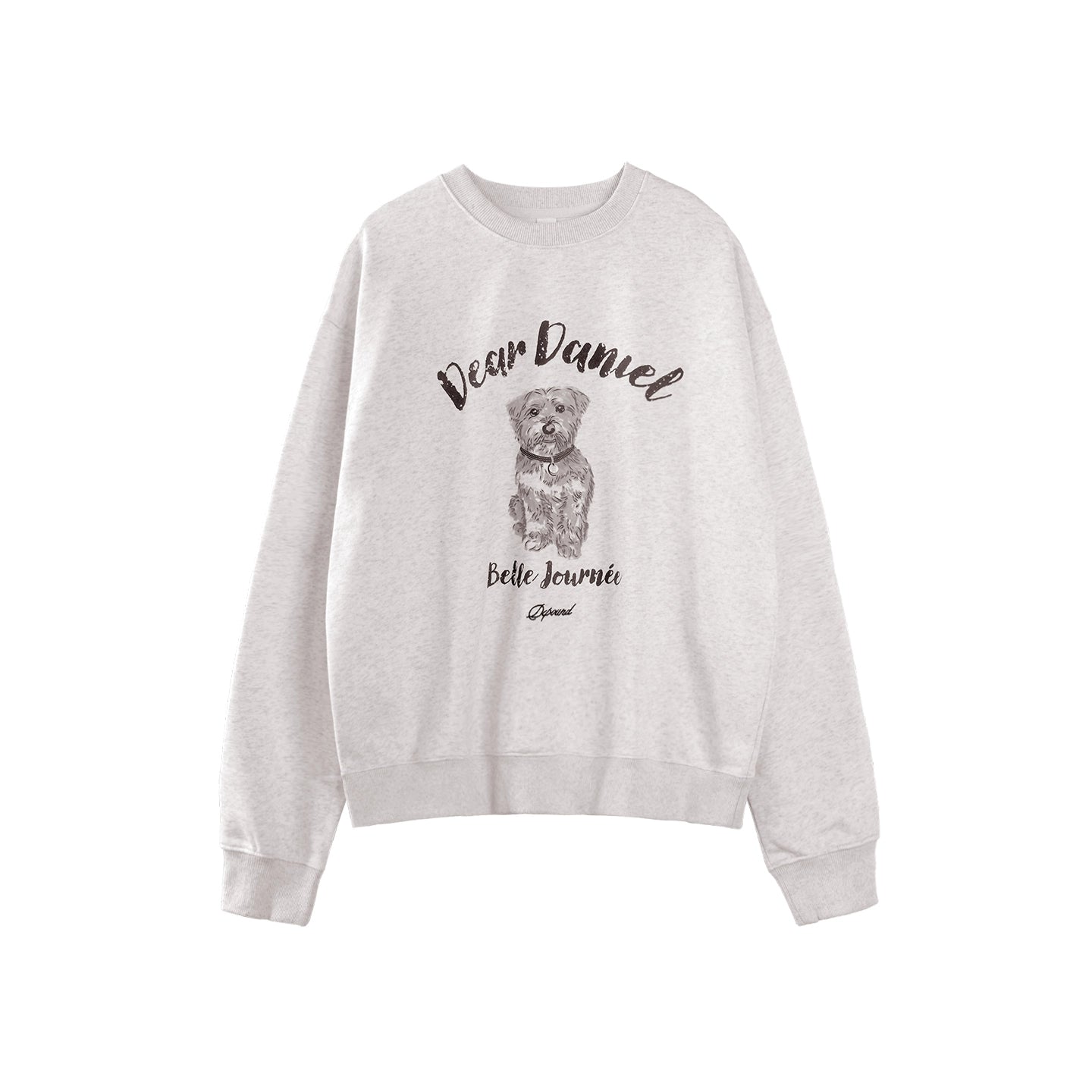 Fun Letter Print Long-Sleeved Sweatshirt