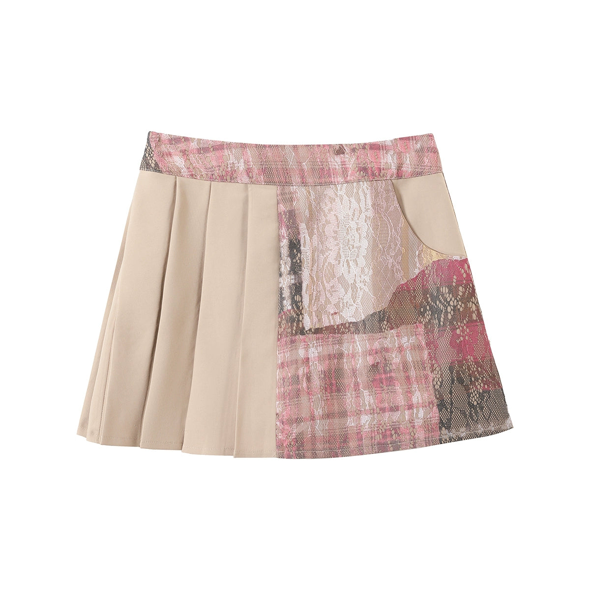 Preppy Style Lace Silhouette Blazer Set-Up