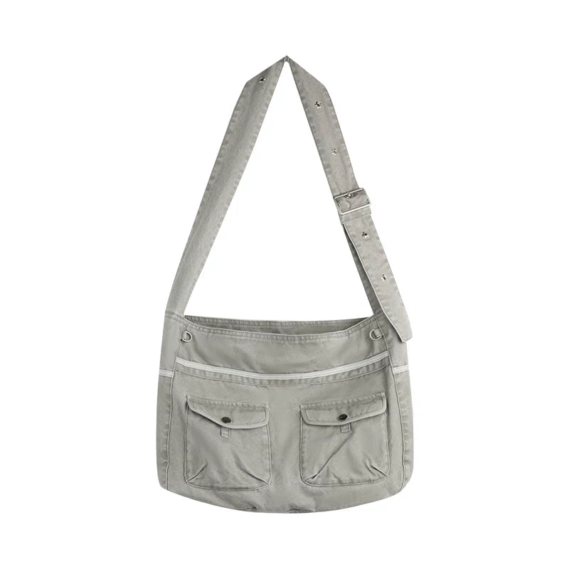 빈티지 패치워크 캔버스 가방