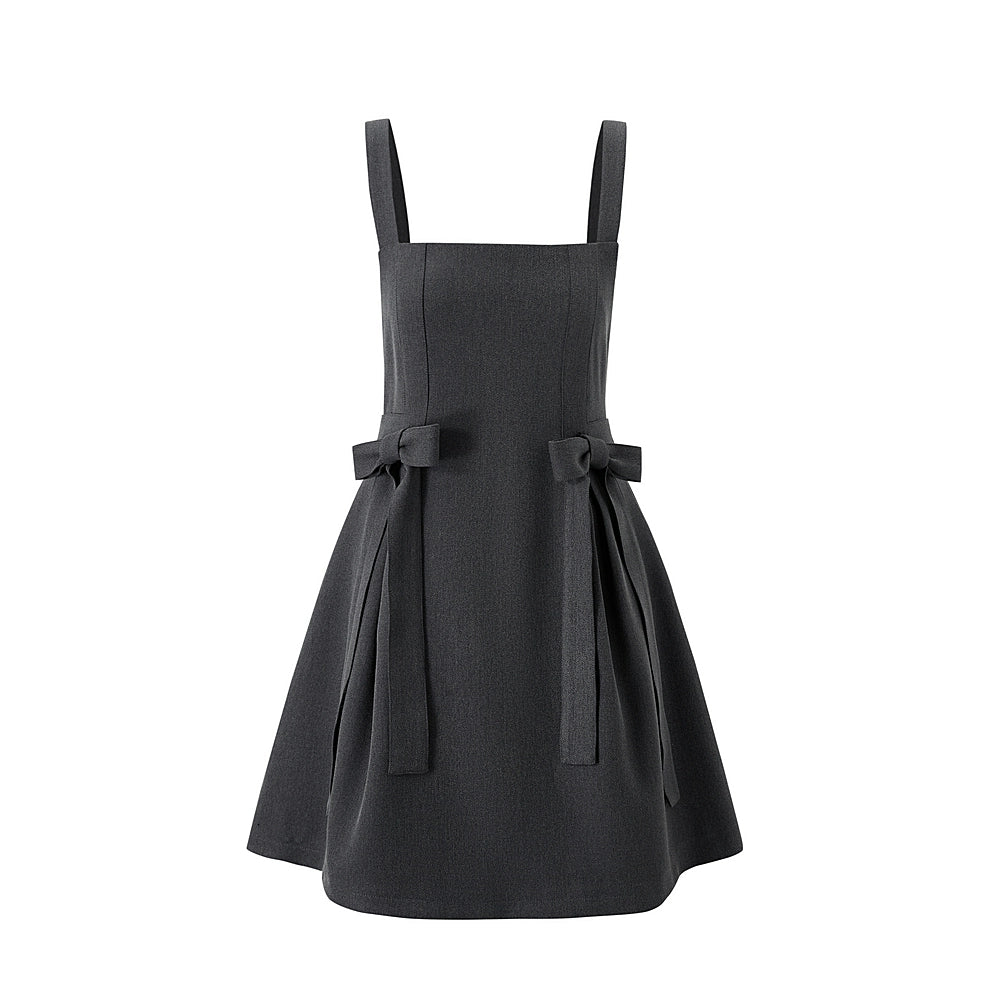 Bow Webbing Design Slip Dress