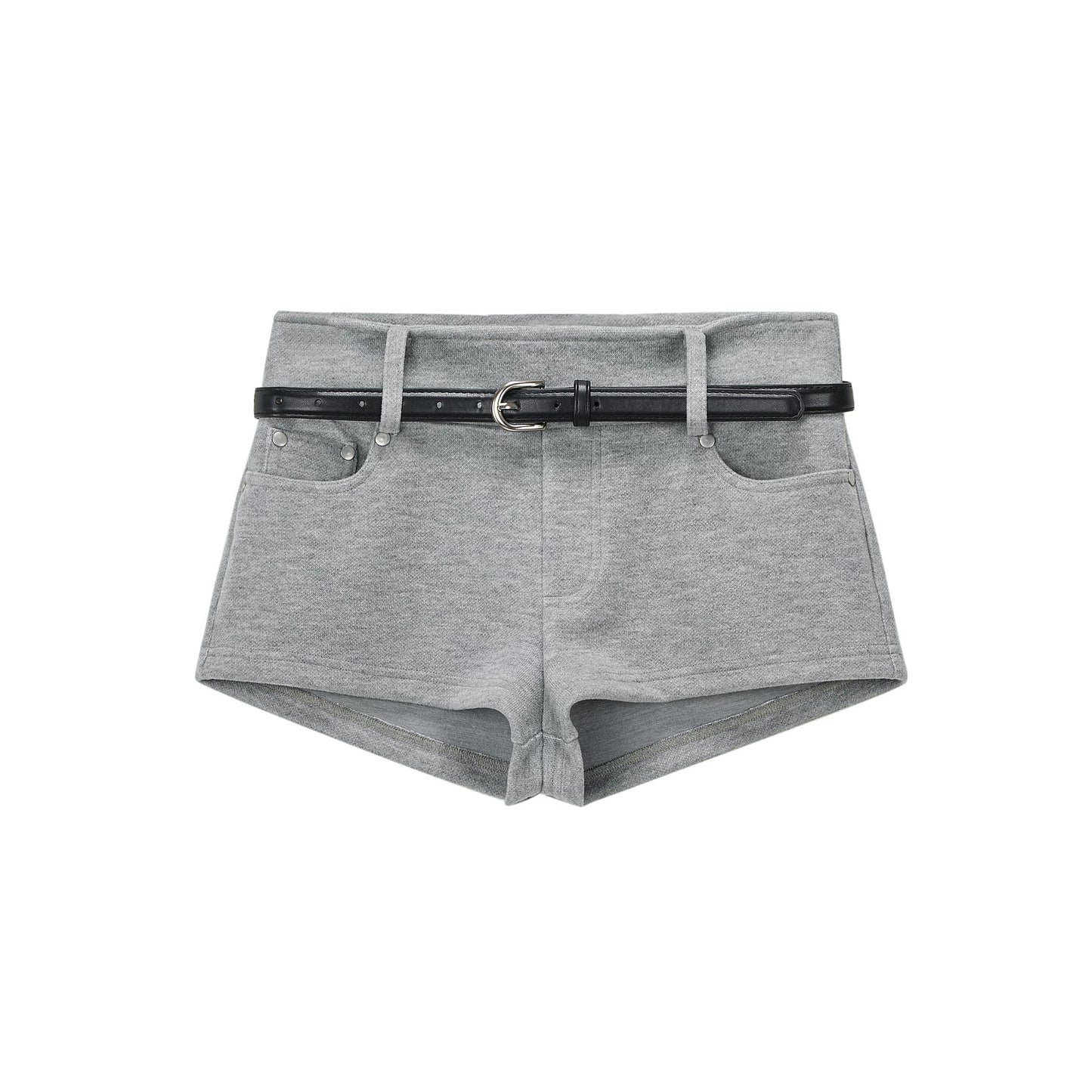 Knitted Vintage Mini Shorts Set-Up