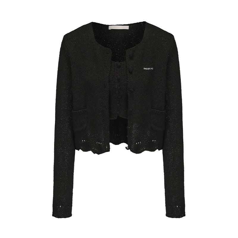 Luxury Knit Cardigan Set