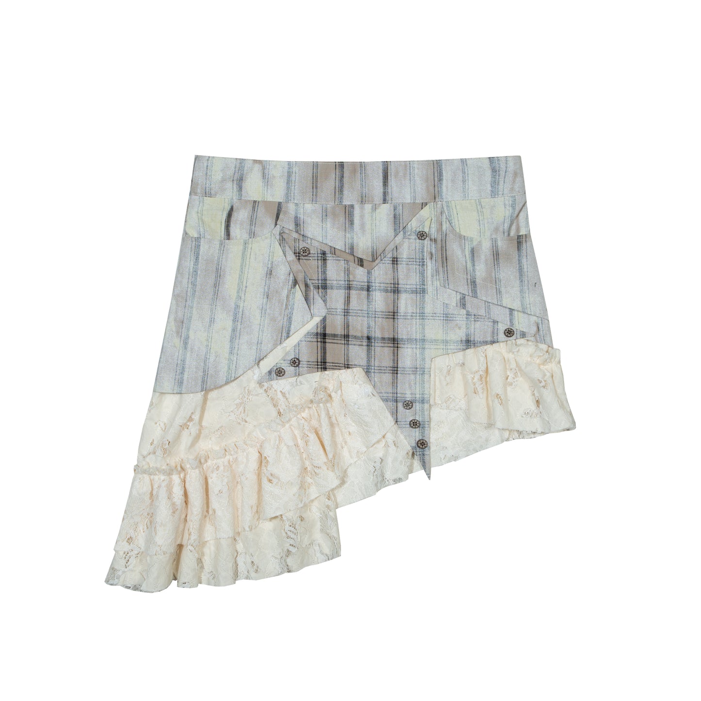 Punk Tiered Lace Skirt